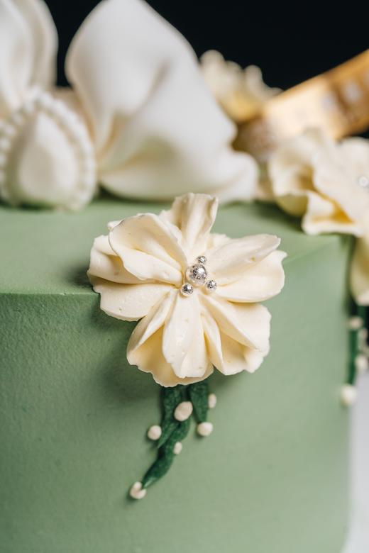 山茶花蝴蝶结（裱花蛋糕） 商品图3