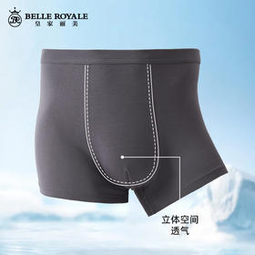 新款纯色柔软内裤男士平角裤透气裤衩DKN1206
