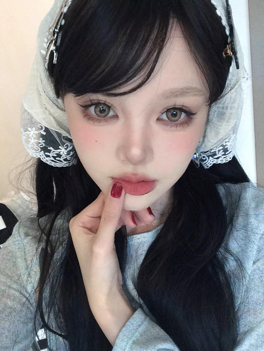 4Youthcon旗下 ·精灵棕褐&精灵灰紫｜14.2mm白狮参考着色中大直径｜韩产年抛  2片 商品图13