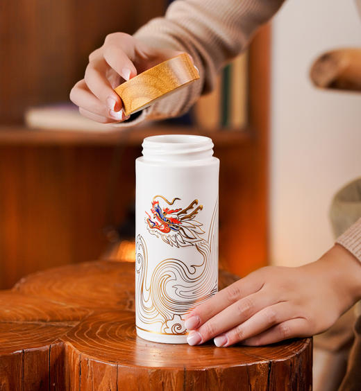 彩云龙随身杯双层330ml 商品图1