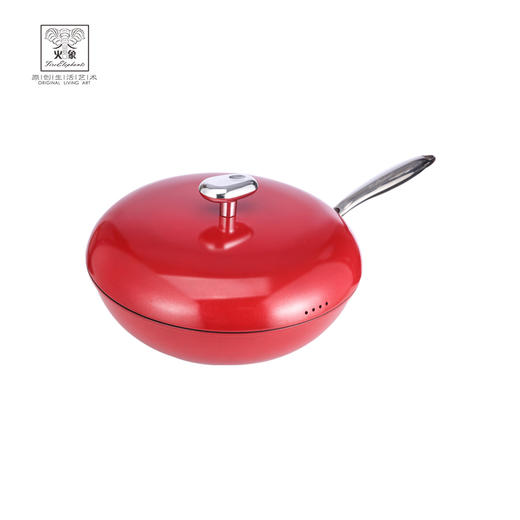 火象 鹅卵石超轻精铁炒锅无涂层不粘锅HXG-CG305 商品图1