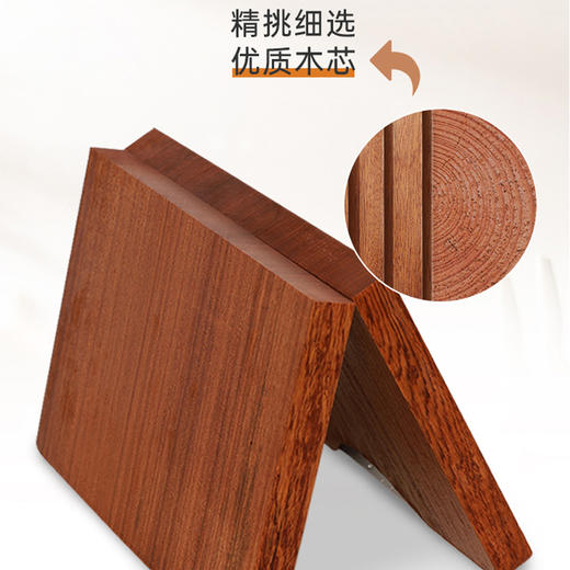 达乐丰乌檀整木菜板砧板40*28*2.2cm 商品图2