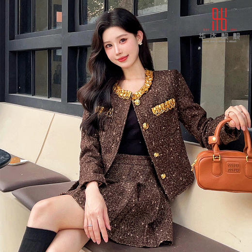 女装23新款原创设计师小香风套装2234-23577790▲ 商品图0