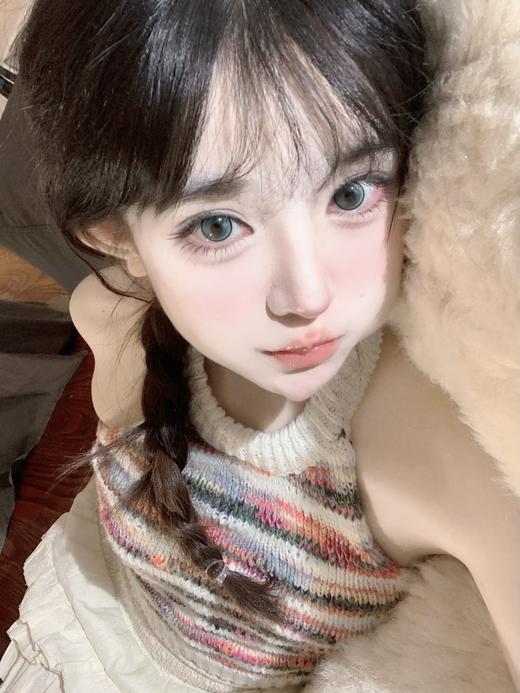 Ocean girl 旗下 · O-20洋娃娃绿& O-21洋娃娃蓝& O-22洋娃娃灰｜14.4mm白狮参考着色大直径 日抛 商品图9