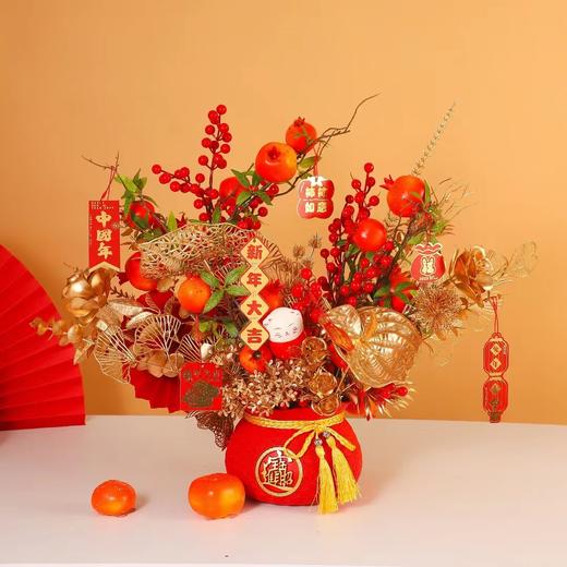 新年福桶系列--万通聚宝盆(铜钱） 商品图1