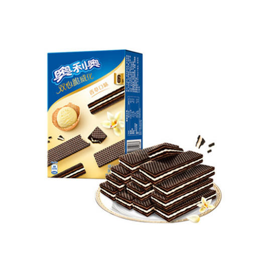 奥利奥双心脆威化饼干香草味72克/盒 商品图0