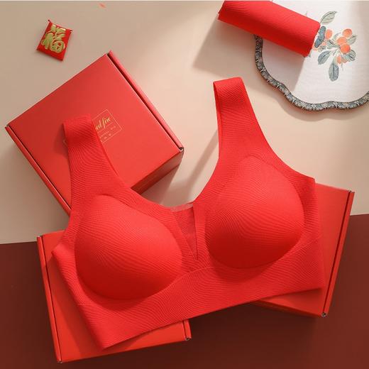 女士本命年大红色内衣套装 红色内衣内裤（3-1201） 商品图5