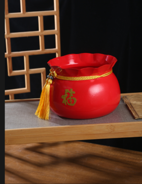 新年福桶系列--钱袋聚宝盆