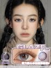 「高端美瞳 」DK G351/G352/G353/G354 年抛/半年抛 14.2mm abu实拍 舒适度很高 含硅水凝胶 棕/粉紫/绿/灰 glaze 商品缩略图6
