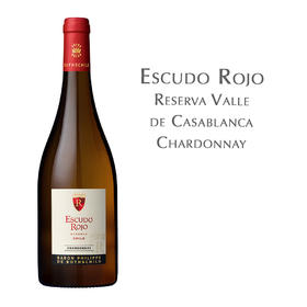 【损标清仓 不退不换】菲利普罗思柴尔德男爵红盾珍藏霞多丽白Escudo Rojo Reserva Valle de Casablanca 20/21年份随机 损标产品拍下后不退不换！ 介意勿拍