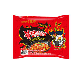 韩国进口三养双倍辣火鸡面140g