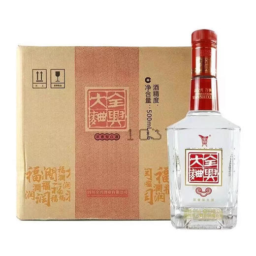[白酒]全兴大曲经典方瓶38/42度500ml 商品图0