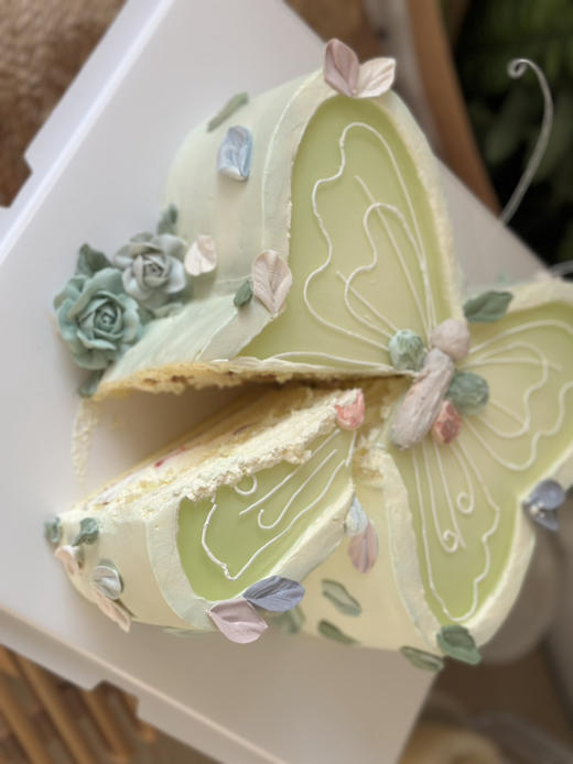 网红蝴蝶蛋糕，全部装饰可食用，提前5天预定哦，九运离火，点燃希望之光，破茧成蝶，舞动新的篇章。愿这份蝴蝶蛋糕，带你飞向更美好的未来 商品图9