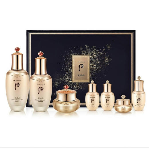 Whoo 后 天率丹 和率提拉系列礼盒7件套 353ml （提拉紧致 深度滋养套装） 商品图0