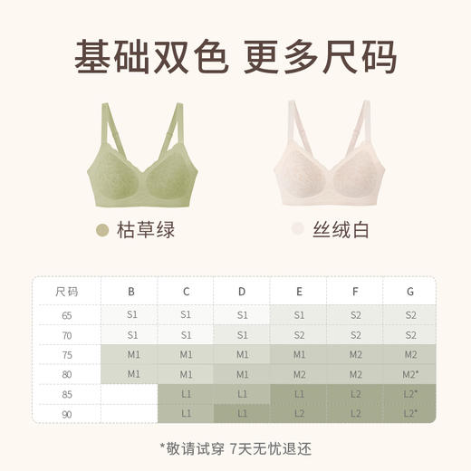 【会员积分兑换】奶糖派云托呼吸杯无钢圈文胸，不可选套装（下拉看具体兑换规则） 商品图3