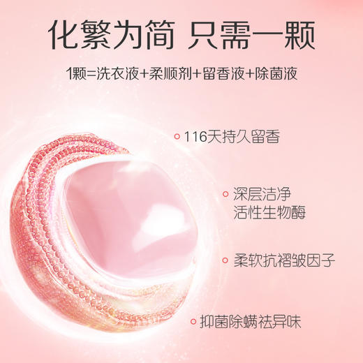 阿道夫蒂姆森芯香氛浓缩洗衣凝珠(粉黛花海)800g 商品图1