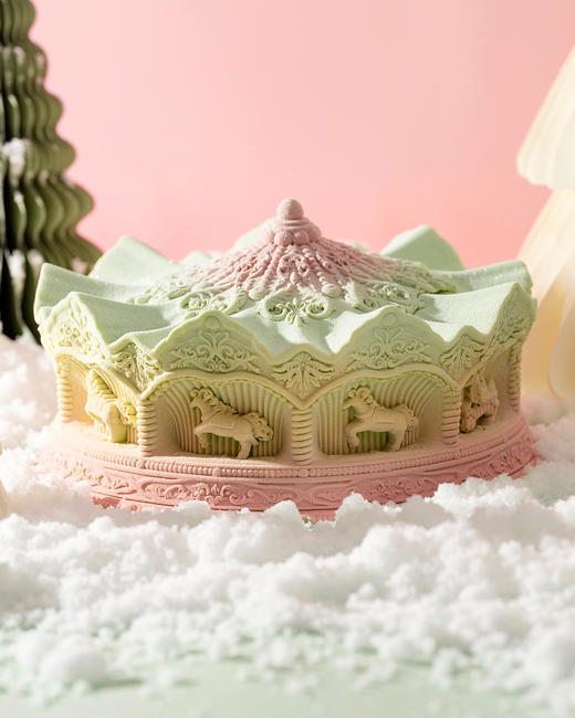 星光旋木-红西柚开心果慕斯生日蛋糕（3.1磅-4.0磅） 商品图0