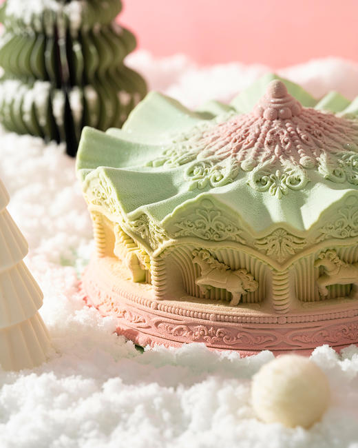 星光旋木-红西柚开心果慕斯生日蛋糕（3.1磅-4.0磅） 商品图3