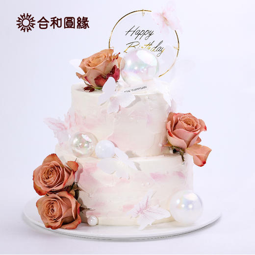 卡布双层鲜花蛋糕 商品图0