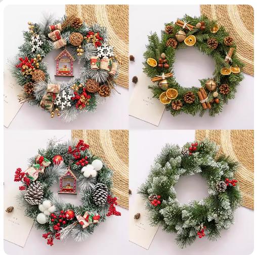 圣诞花环--柳编原色花环 商品图4