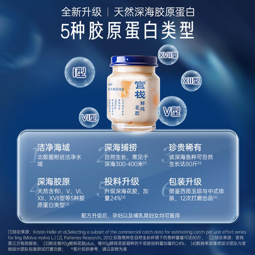 【门店专属】凝粹礼盒 官栈鲜炖养宫凝粹花胶孕妇即食滋补深海鱼胶鱼肚胶原蛋白（90g/瓶） 商品图2