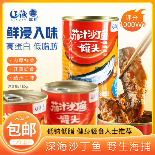 辽渔远洋 425g茄汁沙丁鱼罐头 商品图0