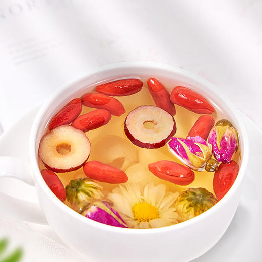 YFZY-玫瑰红枣枸杞桂圆茶10g*20袋*2盒 商品图2