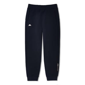 卡帕（Kappa）针织休闲裤2024新款女简约运动裤弹力小脚卫裤K0E22AK41