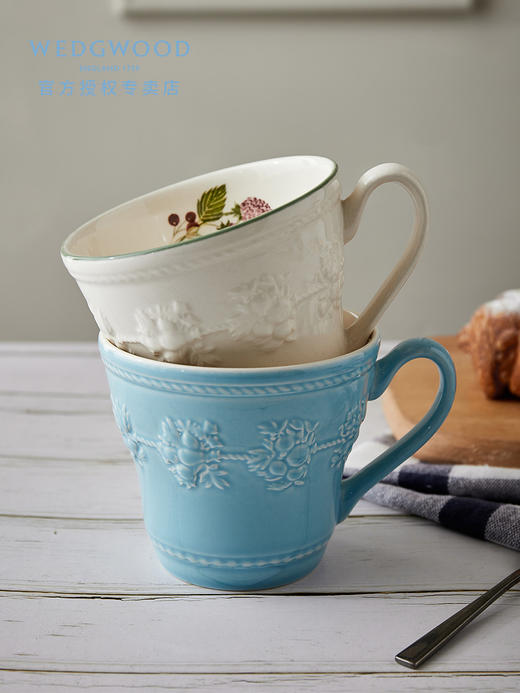 WEDGWOOD威基伍德欢愉假日陶瓷马克杯水杯子茶杯咖啡杯新婚礼物 商品图5