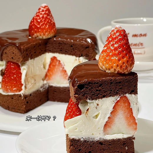 生巧草莓蛋糕，在这个季节为您带来恰到好处的甜蜜~~ 商品图2