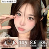Doragina年抛·焦糖松栗·14.5mm中大着色·韩产2片 商品缩略图0