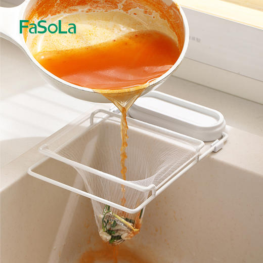 FaSoLa厨房水槽过滤网沥水架一次性剩菜剩饭网兜厨余垃圾洗碗盆水池漏网 商品图8