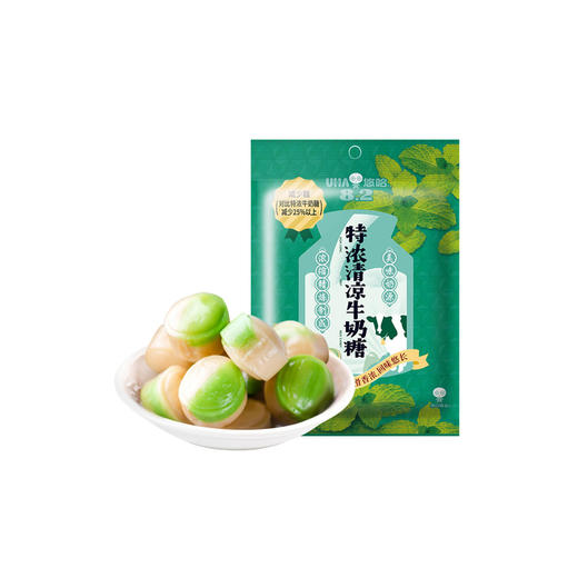 UHA悠哈奶糖 清凉薄荷味102g/袋 糖果休闲零食 商品图1