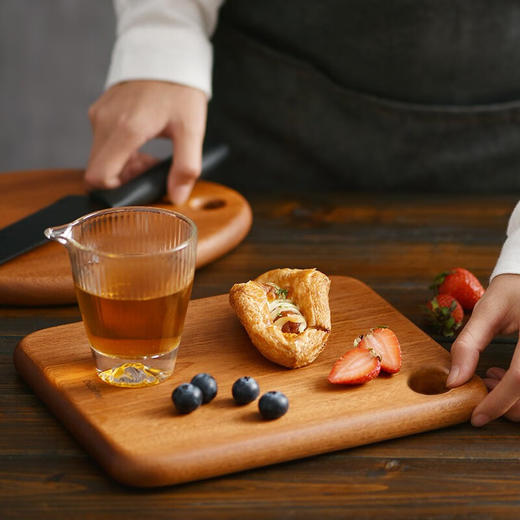 达乐丰抗菌乌檀整木多功能板方形菜板24*20*2cm 商品图2