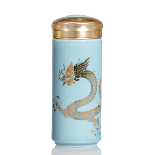 鸿运金龙随身杯双层330ml 商品图6