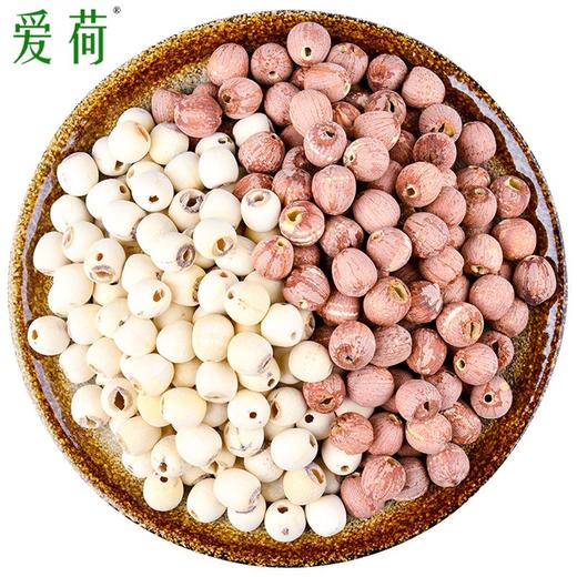 【严选】【严格去芯 手工筛选 粉糯清甜 无需浸泡】爱荷洪湖有机红白鸳鸯莲子576g（厂家直发） 商品图1