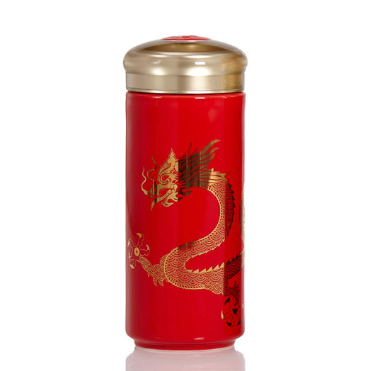 鸿运金龙随身杯双层330ml 商品图5