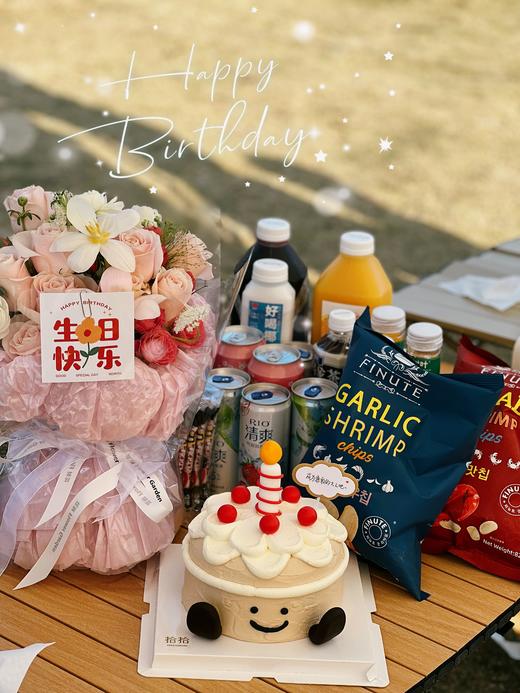 「Jellycat·蜡烛小可爱」翻糖巧克力·100%动物奶油（附图5寸·提前48小时预订） 商品图3