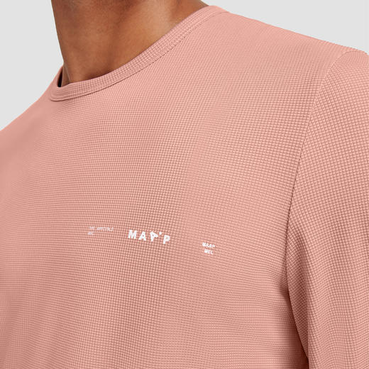 MMAAP x TA 男士 Alt Road LS tee Rose Quartz 休闲速干长袖T恤 商品图3