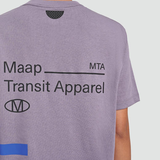 MAAP 女士 Transit Tee Purple Ash 休闲短袖T恤 商品图3