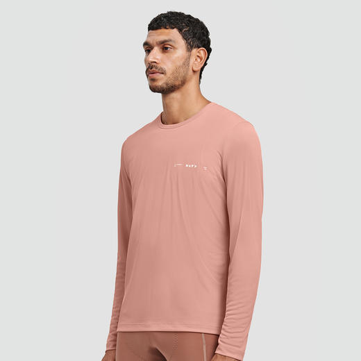 MMAAP x TA 男士 Alt Road LS tee Rose Quartz 休闲速干长袖T恤 商品图0