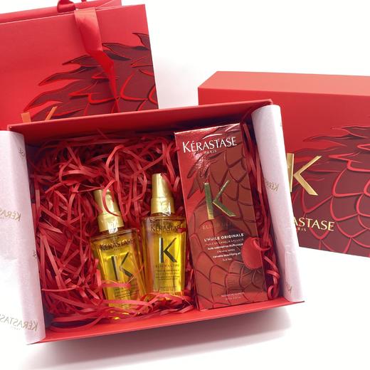 【新年限定】卡诗菁纯亮泽经典香氛护发油礼盒/117807 远离纷乱毛躁顺滑亮泽 商品图0