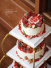 「囍结连理，果漾添福」红石榴草莓婚礼纪念日蛋糕·100%动物奶油（附图6+8+10寸三层，季节性蛋糕，提前微信沟通） 商品缩略图1