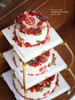 「囍结连理，果漾添福」红石榴草莓婚礼纪念日蛋糕·100%动物奶油（附图6+8+10寸三层，季节性蛋糕，提前微信沟通） 商品缩略图4