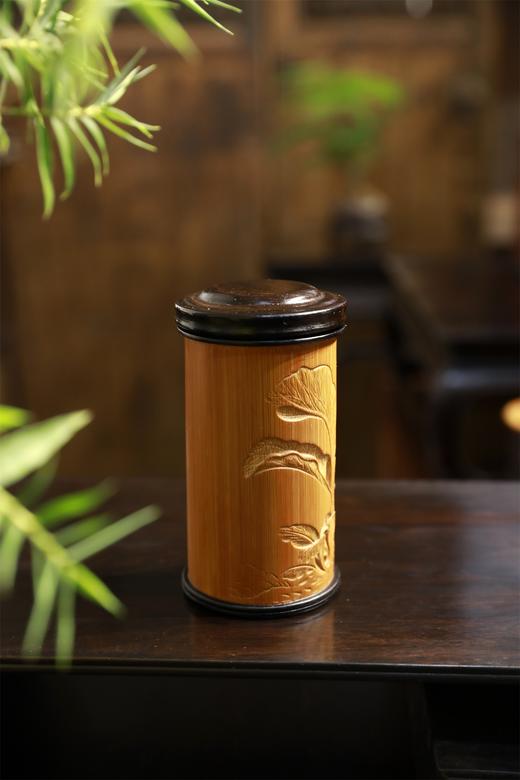 百财（白菜）°竹雕茶叶罐 商品图3