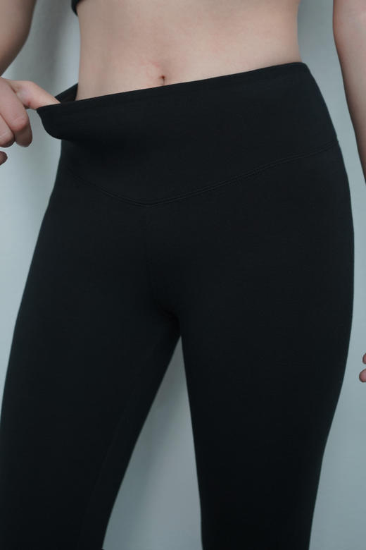 现货【棉柔芭比裤】 臣禾 轻压平纹加绒高腰九分打底裤9234060620   商品图3