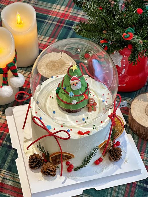 圣诞心愿水晶球 · 水果奶油蛋糕 商品图1