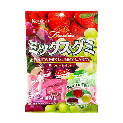 春日井清爽水果味什锦软糖102g 商品图0