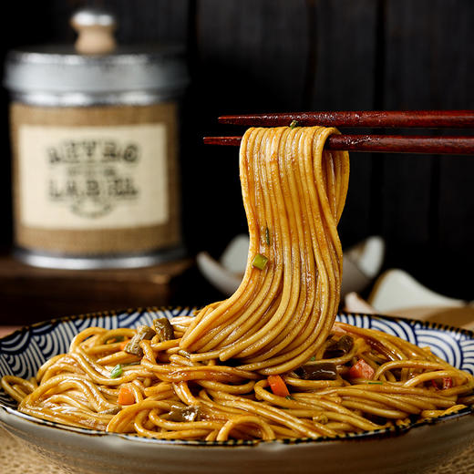 【严选】【卸甲坪精选葛根 简单易煮 酱香浓郁 劲道爽滑】晶地葛根热干面170g/袋*5袋（厂家直发） 商品图0