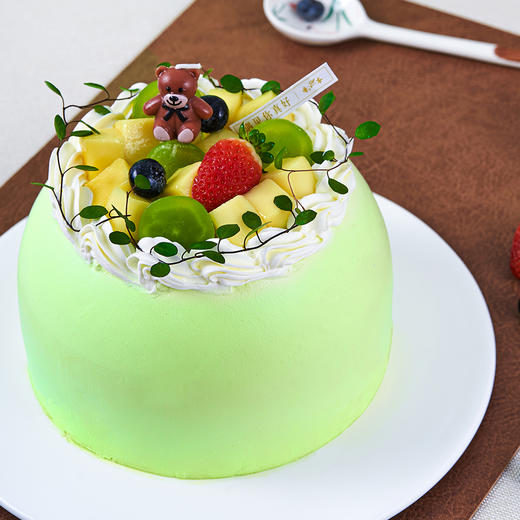 【海上岛屿】可爱小熊水果生日青提芒果，水果夹心。（提前6--8小时下单，18:00后下单最快第二天16:30后可到店取货，具体时间看门店而定。） 商品图2